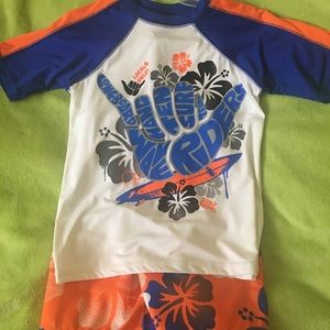 two piece, toddler swim set